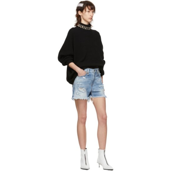 ALEXANDER WANG | Studded Knit Turtleneck Sweater - Picture 4 of 4